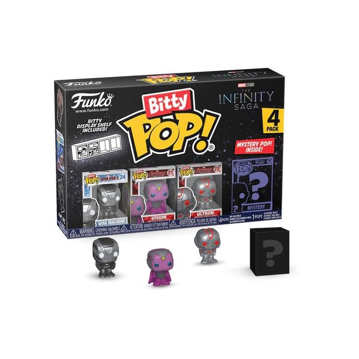 Marvel Bitty POP! Vinyl Figure 4-Pack Iron Man 2,5 cm