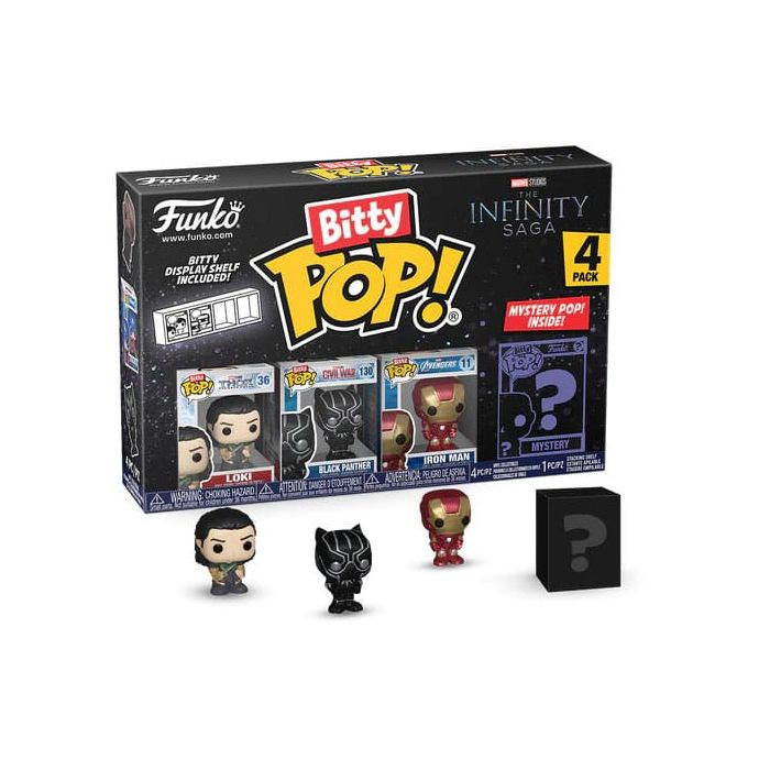 Marvel Bitty POP! Vinyl Figure 4-Pack Thor 2,5 cm