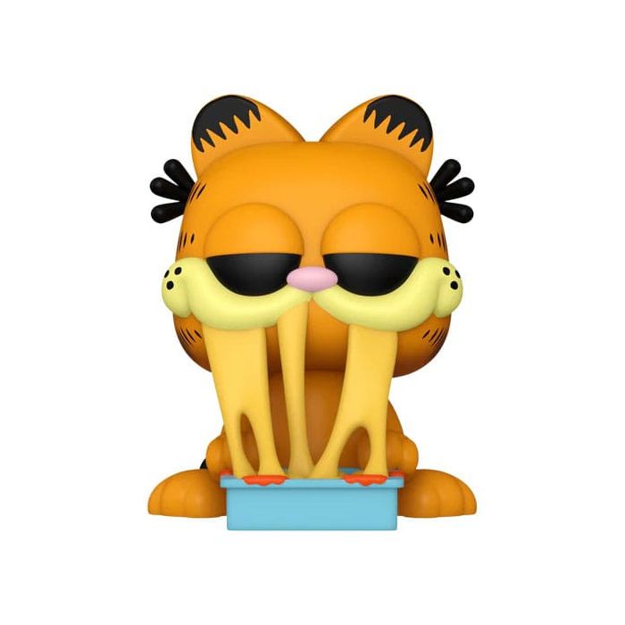 Garfield POP! Comics Vinyl Garfield w/Lasagna Pan 9 cm 