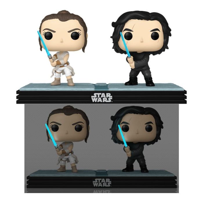 Star Wars POP! Movie Moments Vinyl Bobble-Head 2-Pack Kylo & Rey 9 cm