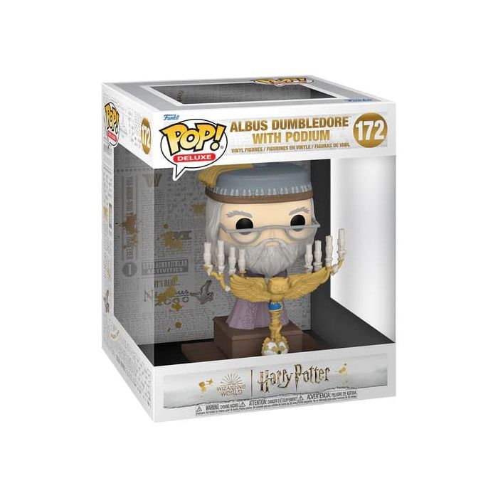 Dumbledore with Podium - Funko Pop! Deluxe - Harry Potter